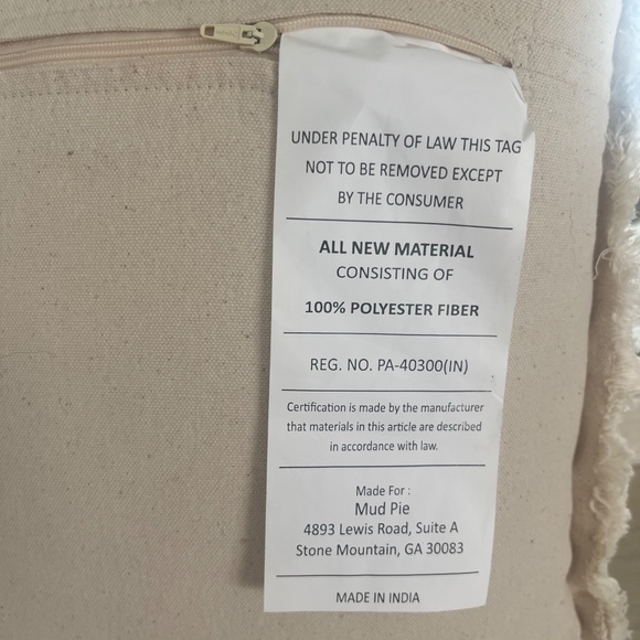 Mud Pie Mrs. Pillow - Picture 5 of 7